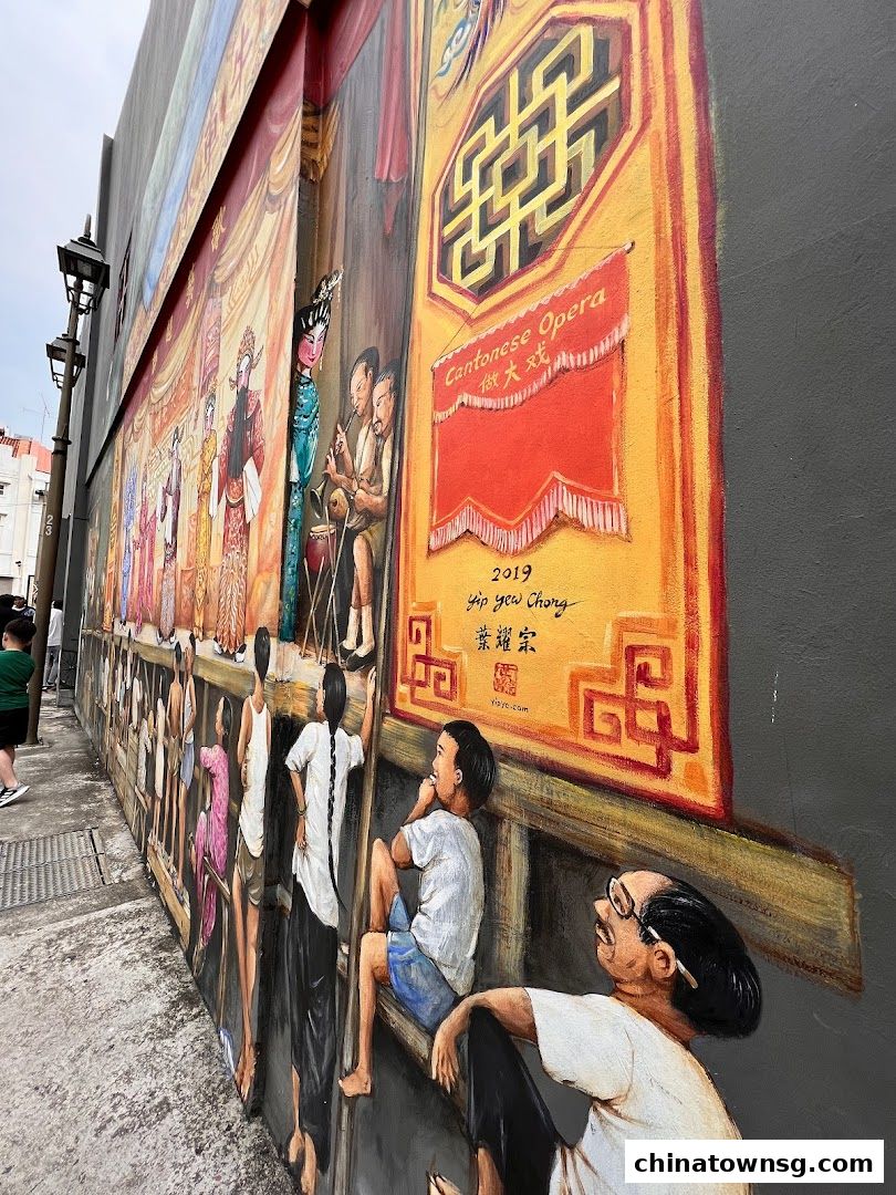 Cantonese Opera - Wall Mural by Yip Yew Chong