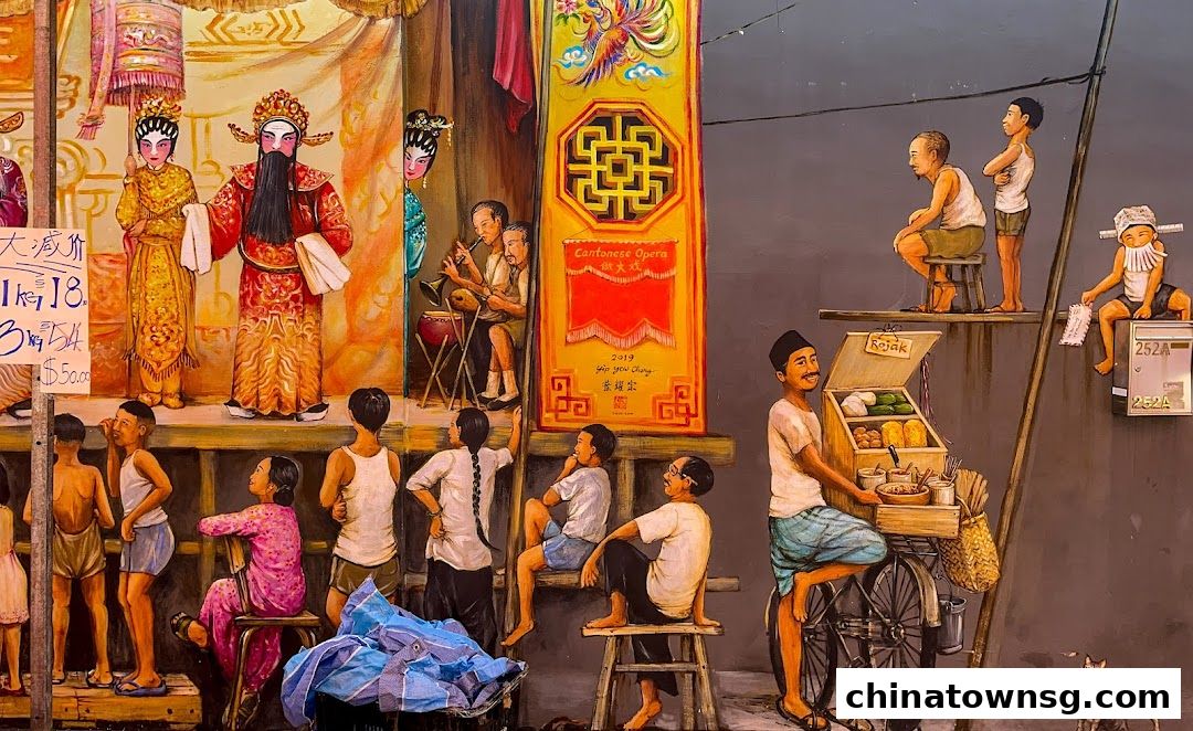 Cantonese Opera - Wall Mural by Yip Yew Chong