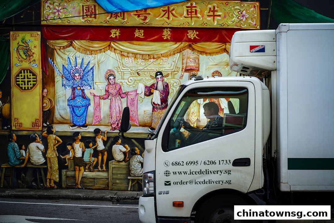 Cantonese Opera - Wall Mural by Yip Yew Chong