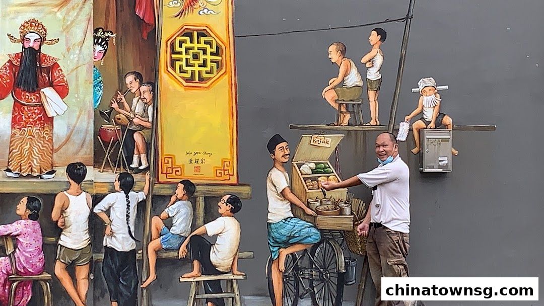 Cantonese Opera - Wall Mural by Yip Yew Chong