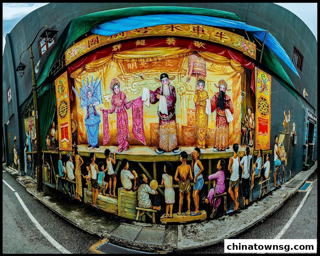 Cantonese Opera - Wall Mural by Yip Yew Chong