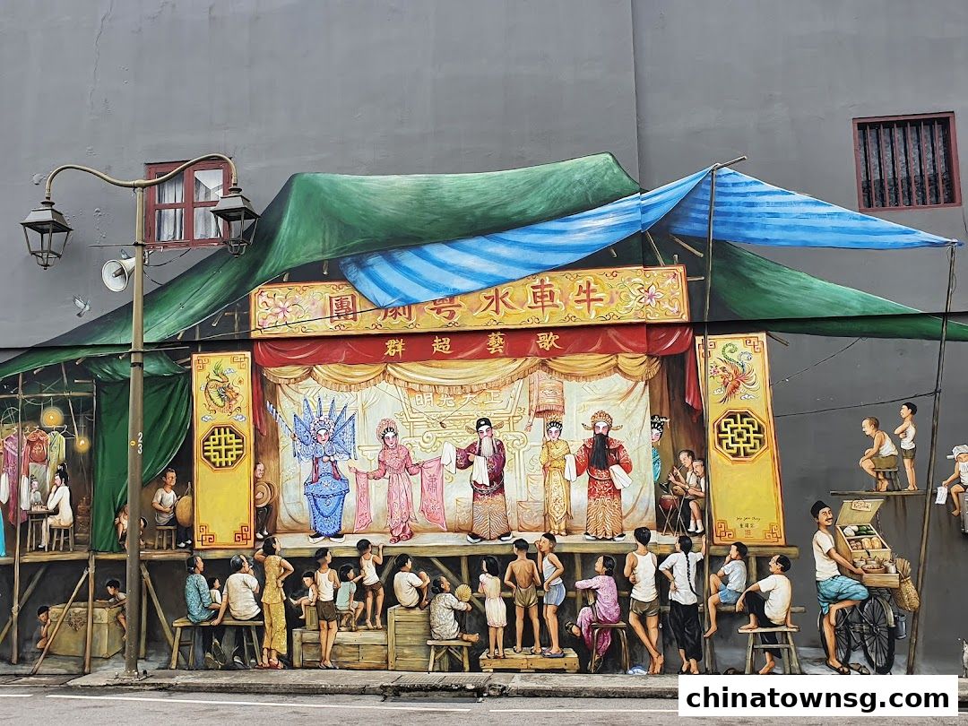 Cantonese Opera - Wall Mural by Yip Yew Chong