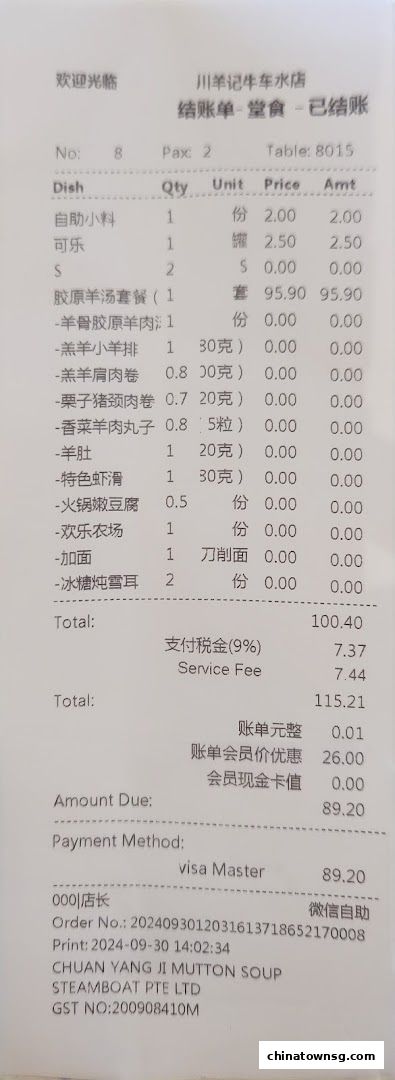 Chuan Yang Ji Chinatown Outlet