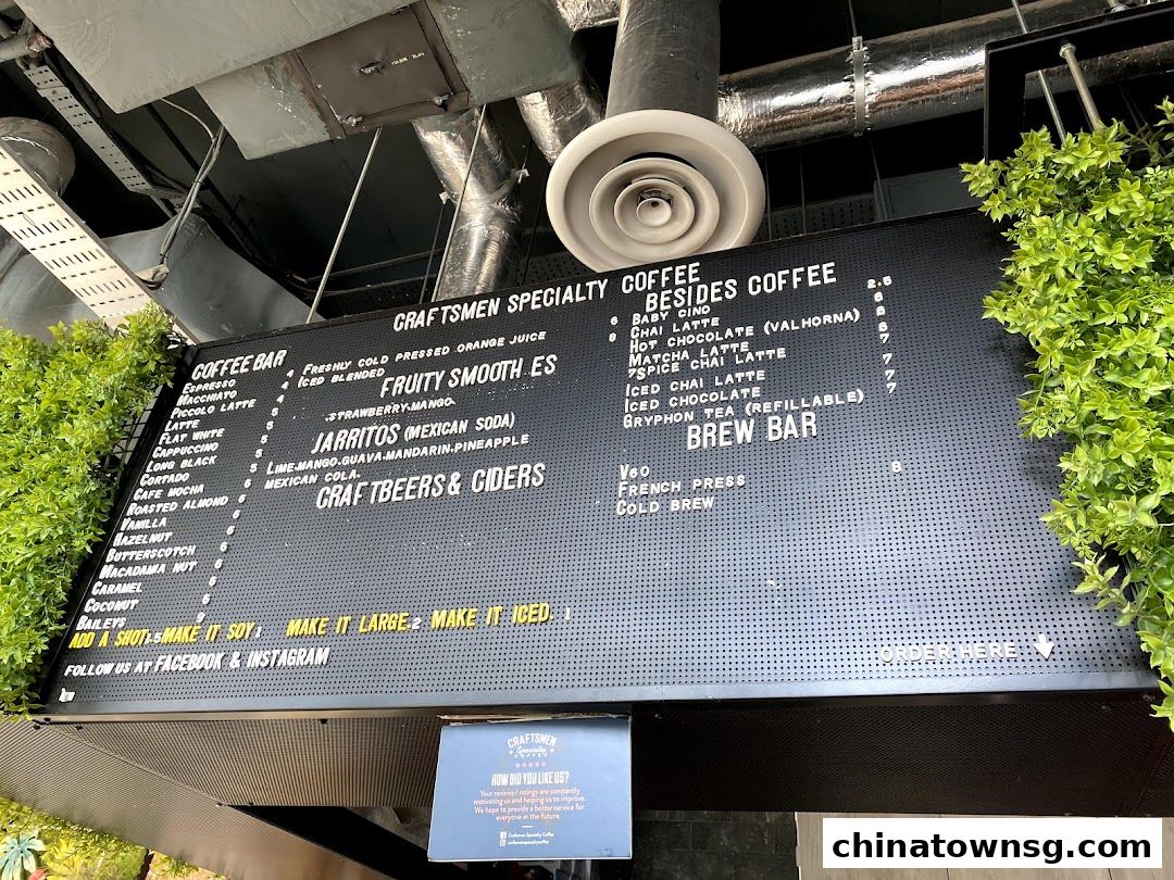Craftsmen Coffee Clarke Quay Central