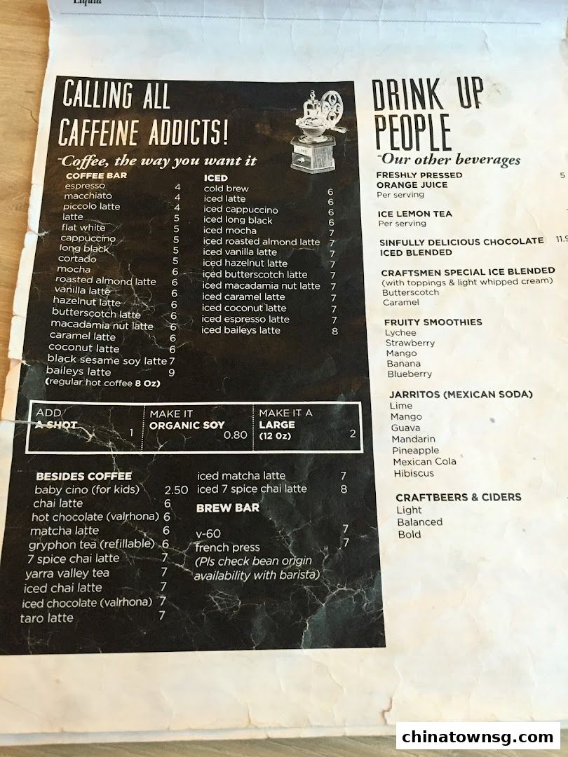 Craftsmen Coffee Clarke Quay Central