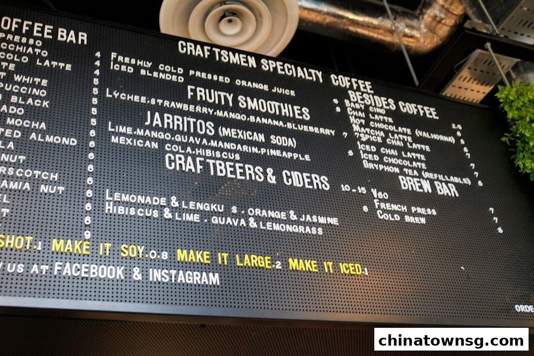 Craftsmen Coffee Clarke Quay Central