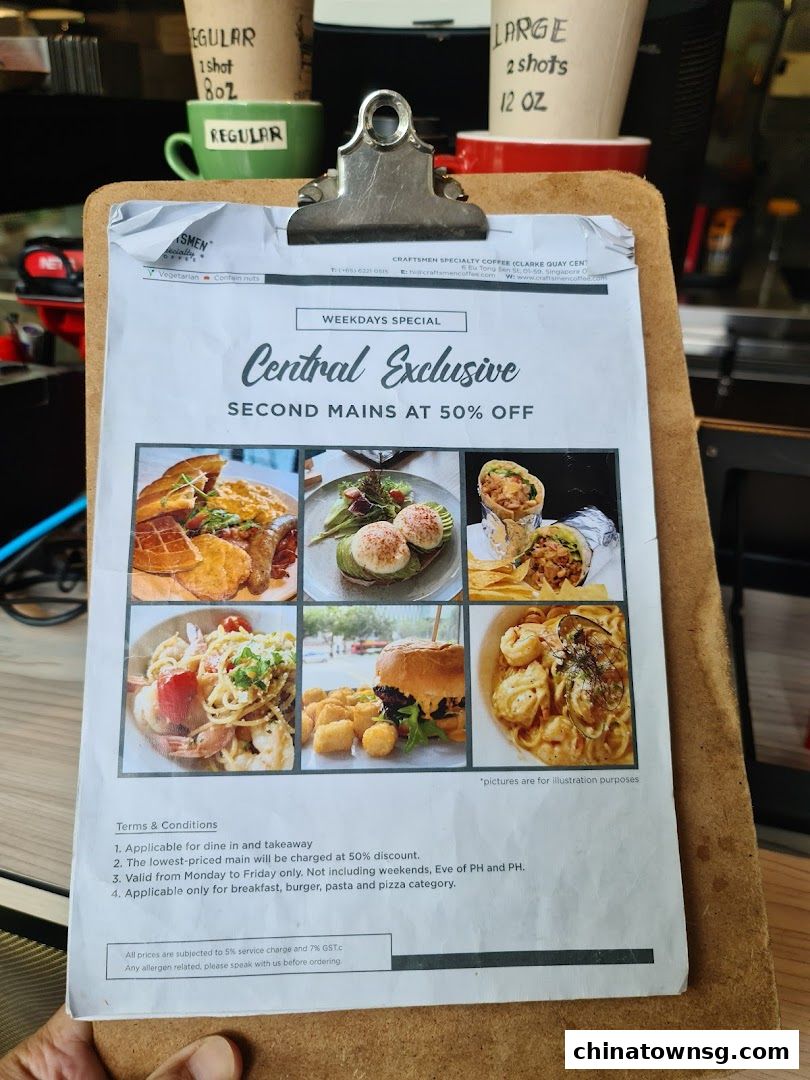 Craftsmen Coffee Clarke Quay Central