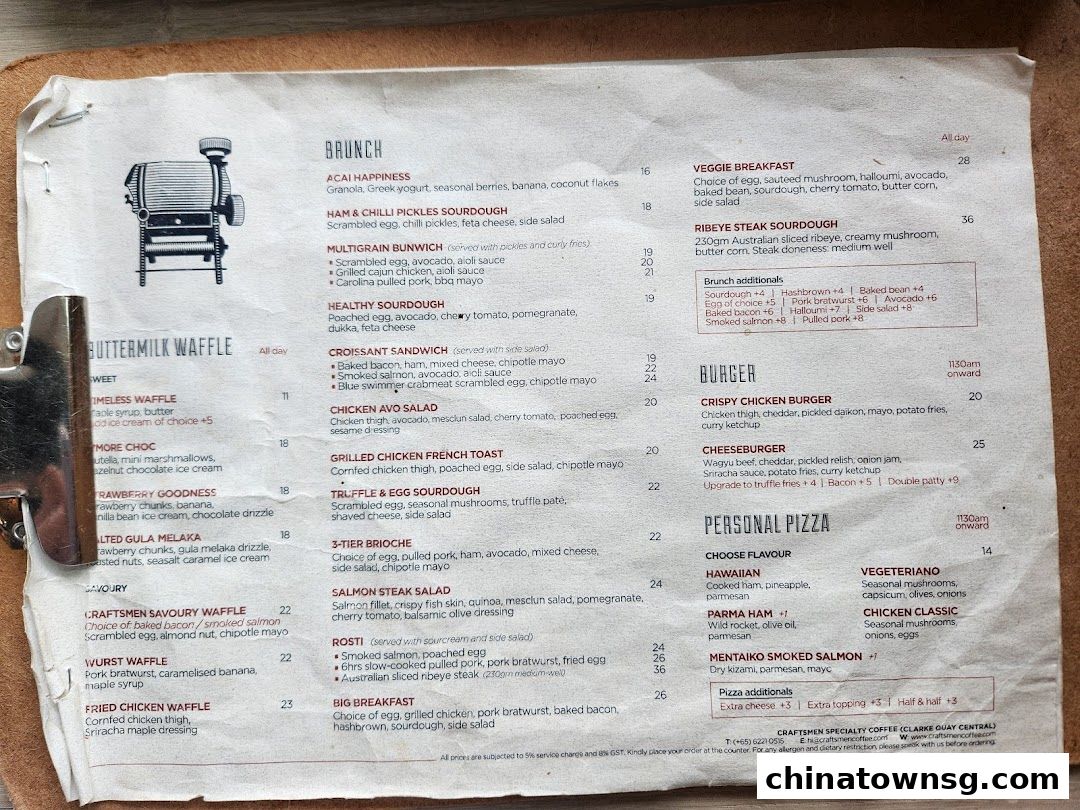 Craftsmen Coffee Clarke Quay Central