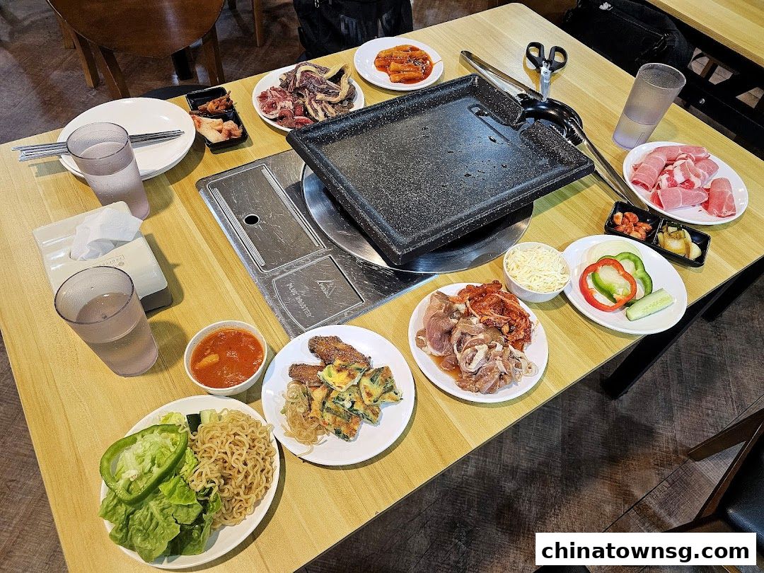 Danji Korean BBQ Buffet Chinatown Point
