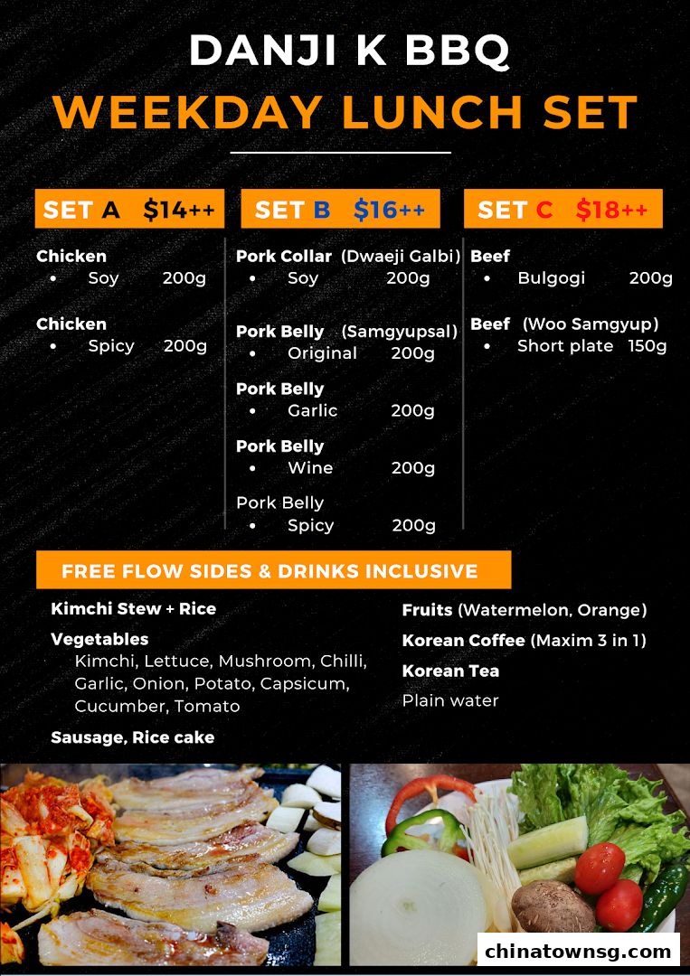 Danji Korean BBQ Buffet Chinatown Point
