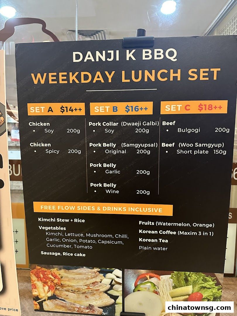Danji Korean BBQ Buffet Chinatown Point
