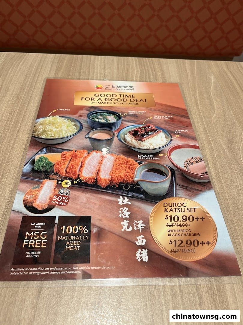 Gochi-So Shokudo Japanese Restaurant ごち惣食堂  Chinatown Point