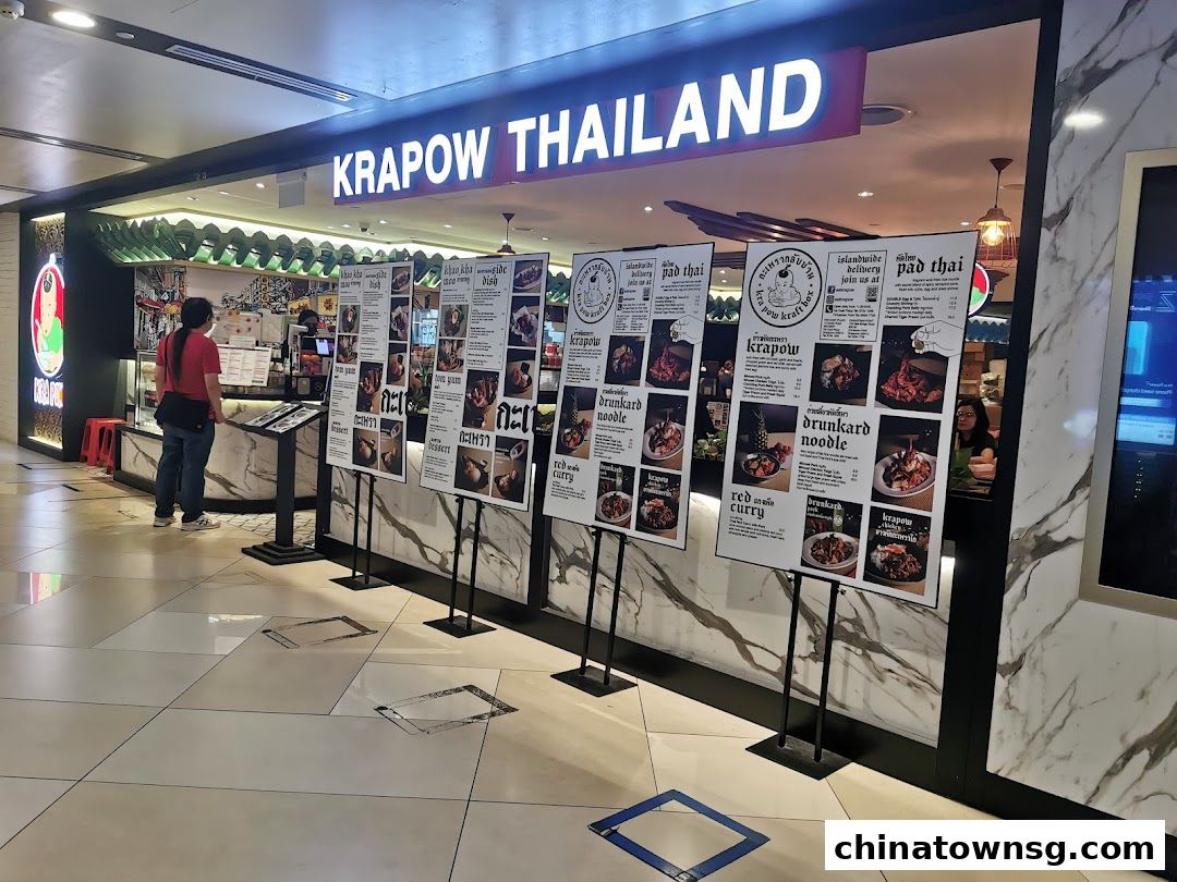 Kra Pow Thai Restaurant Chinatown Point