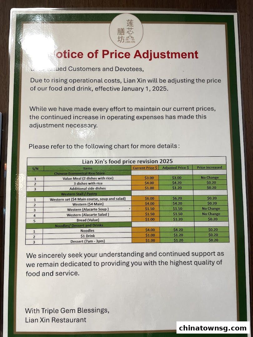 Lian Xin Vegetarian Food Court