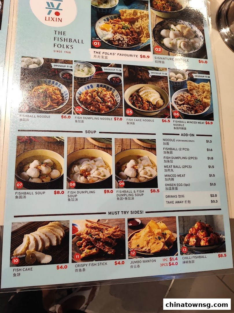 LiXin Teochew Fishball Noodles - Chinatown Point