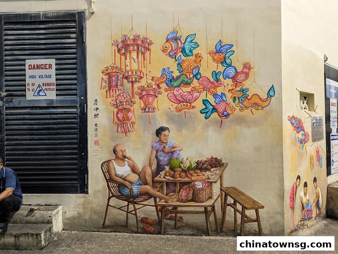 Mid Autumn Festival Mural