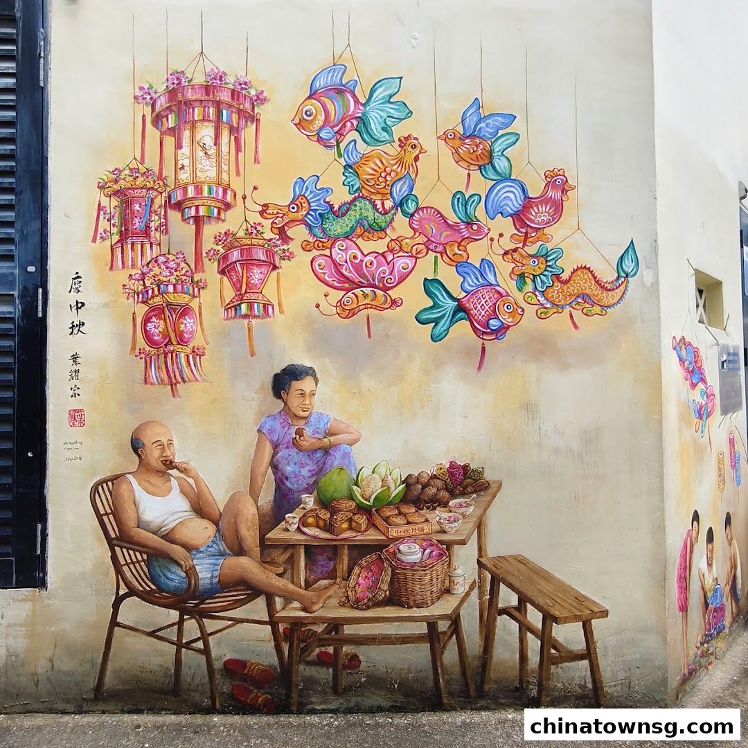 Mid Autumn Festival Mural