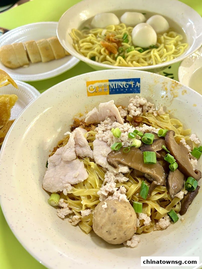 Ming Fa Fishball  Chinatown