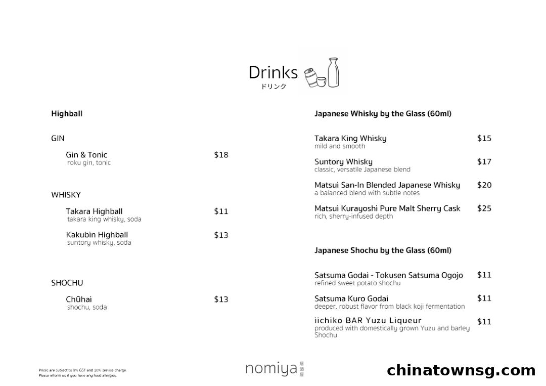 Nomiya Izakaya  Sake Bar