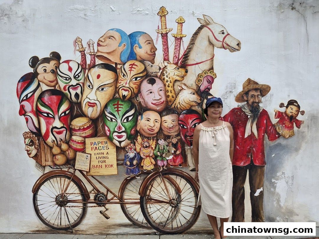 Paper Mask  Puppet Seller by Yip Yew Chong