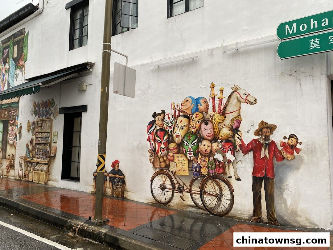 Paper Mask  Puppet Seller by Yip Yew Chong