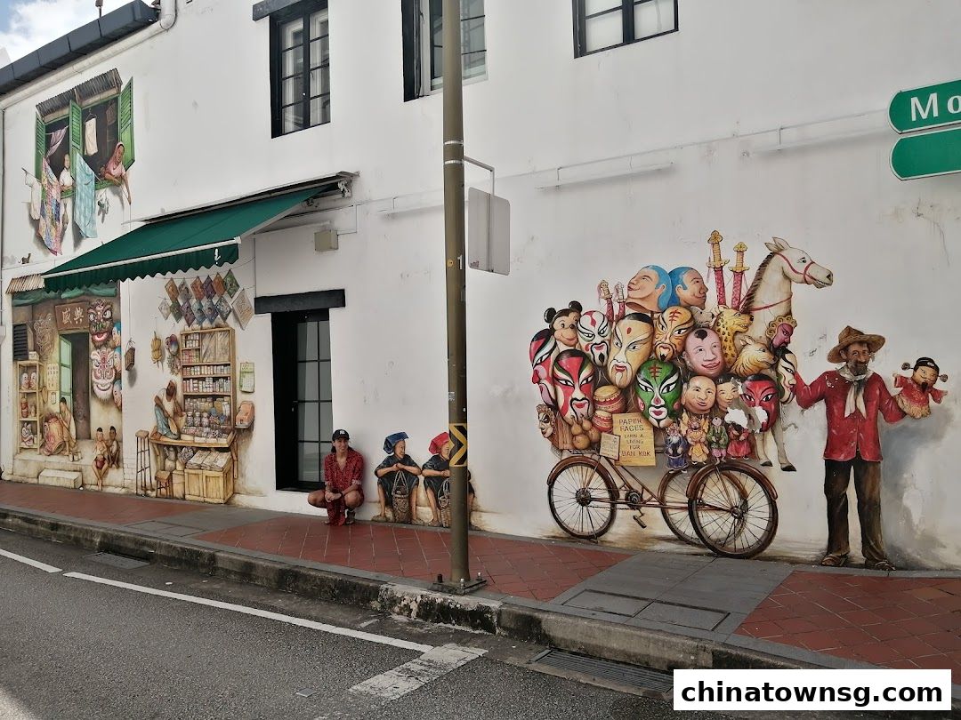 Paper Mask  Puppet Seller by Yip Yew Chong