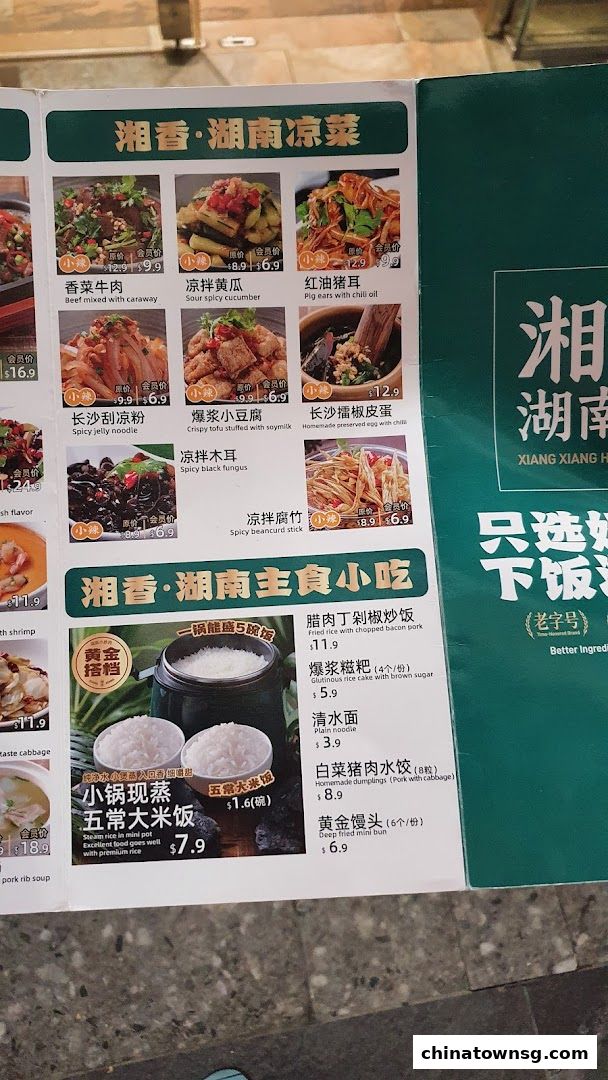 Xiang Xiang Hunan Cuisine 湘香湖南菜 Chinatown
