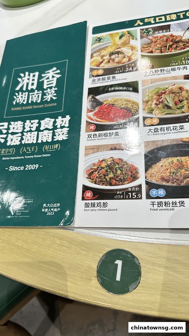 Xiang Xiang Hunan Cuisine 湘香湖南菜 Chinatown