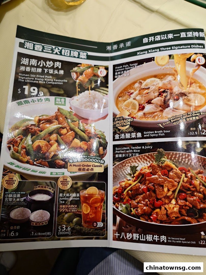 Xiang Xiang Hunan Cuisine 湘香湖南菜 Chinatown