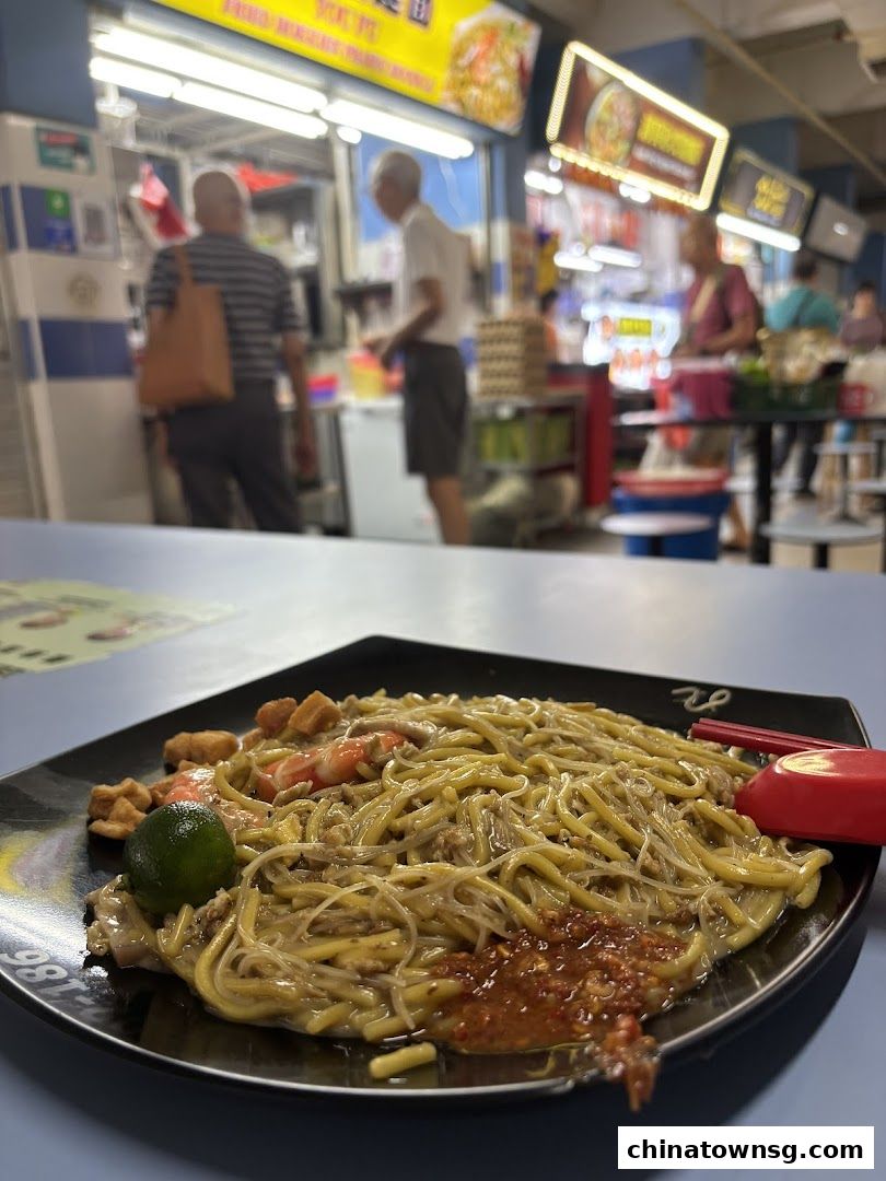 You Fu Fried Hokkien Prawn Noodle Chinatown