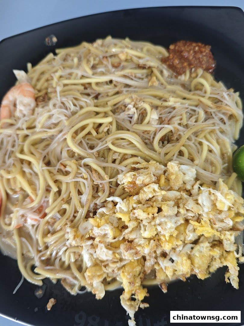 You Fu Fried Hokkien Prawn Noodle Chinatown