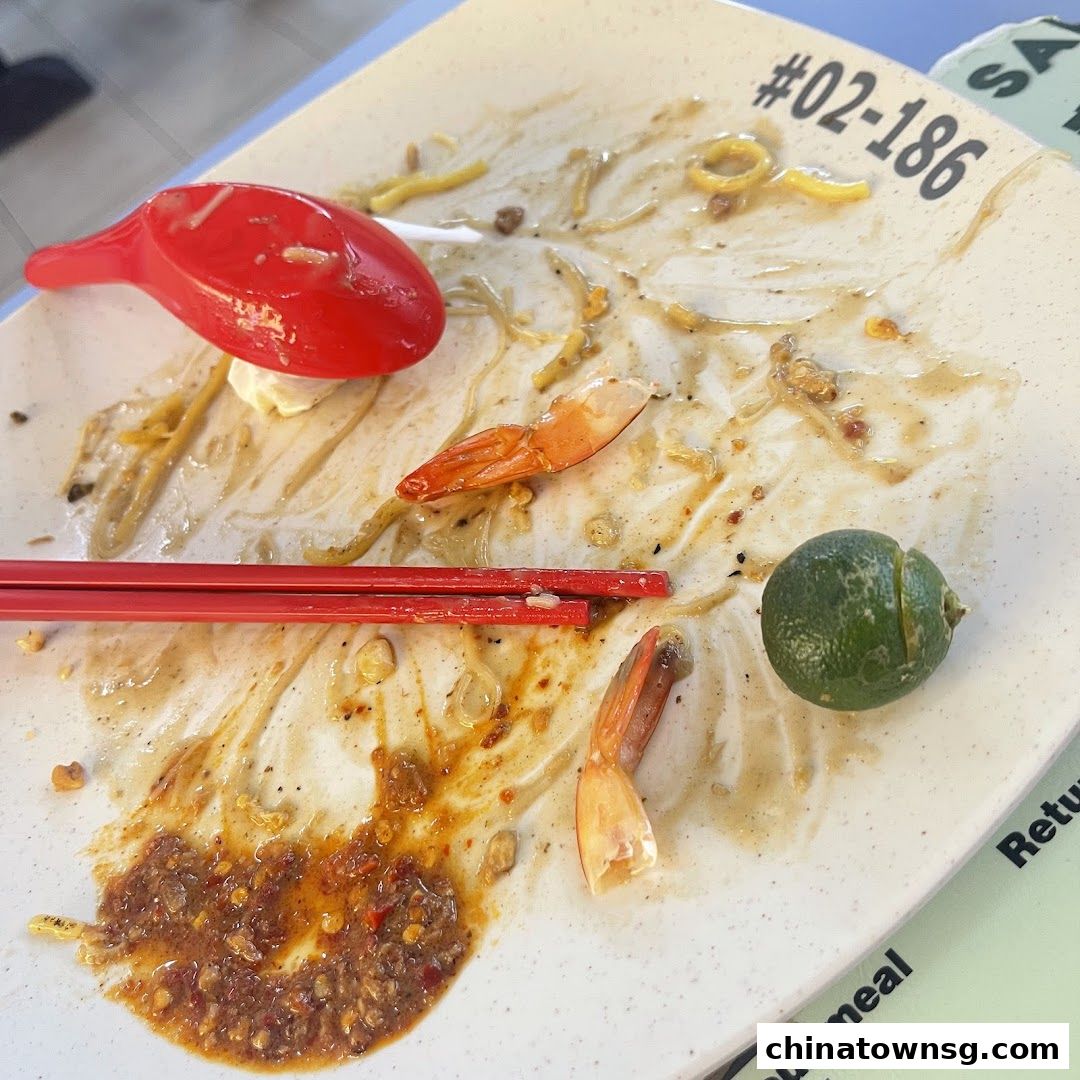 You Fu Fried Hokkien Prawn Noodle Chinatown