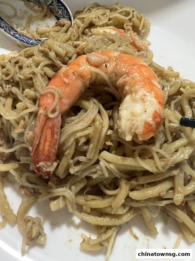 You Fu Fried Hokkien Prawn Noodle Chinatown