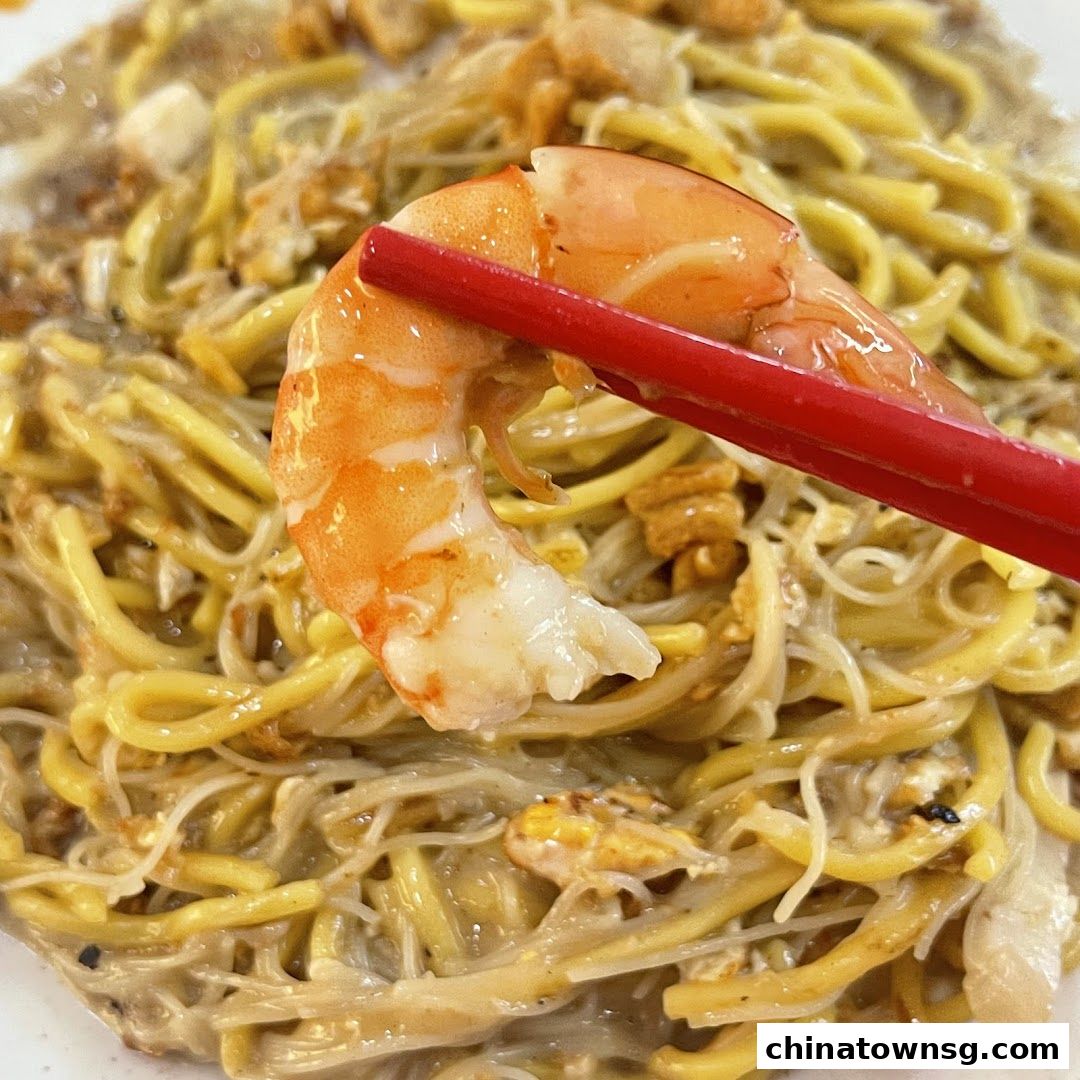 You Fu Fried Hokkien Prawn Noodle Chinatown