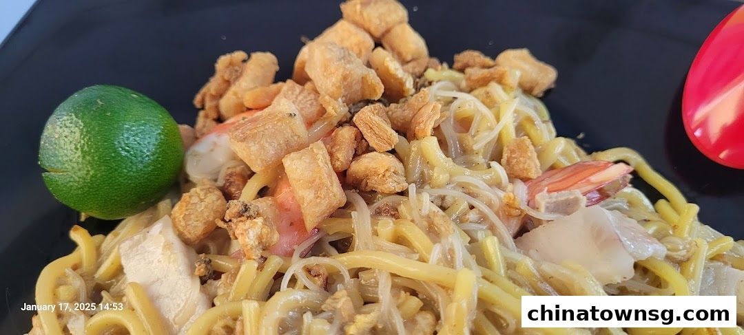 You Fu Fried Hokkien Prawn Noodle Chinatown