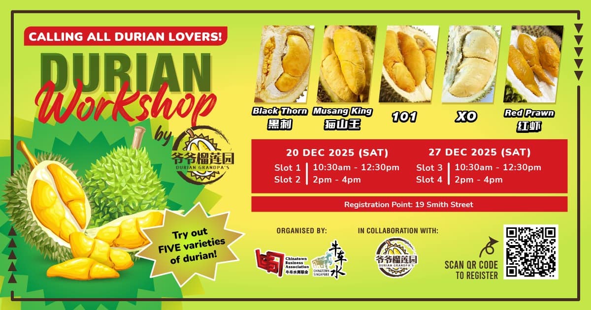 Durian Workshop with Grandpa Durian