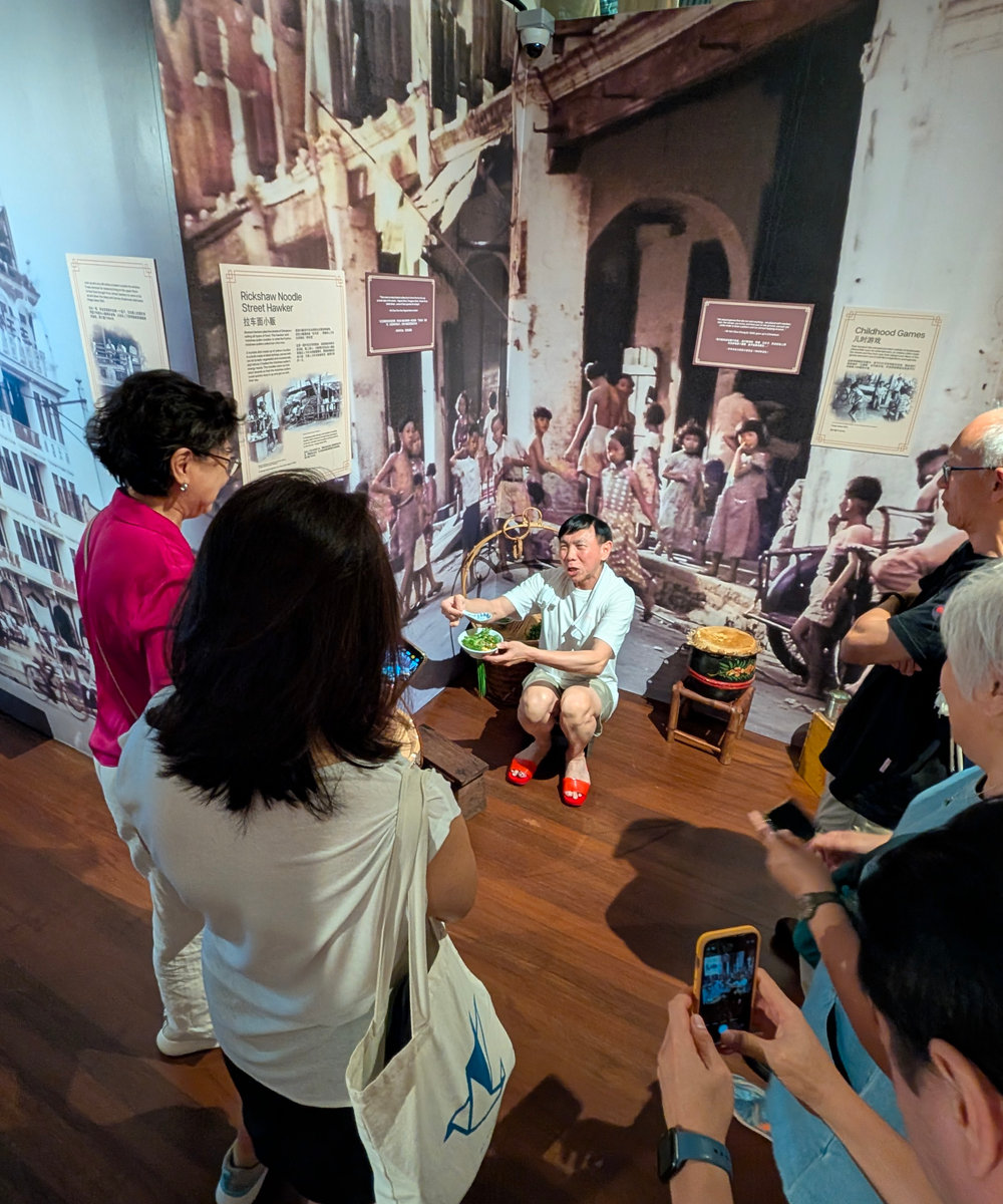 Under One Roof character-led tour at Chinatown Heritage Centre