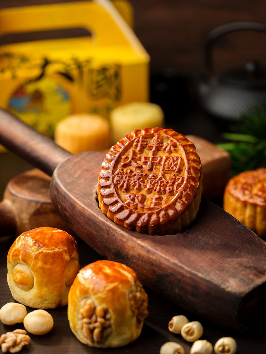 Traditional baked mooncakes from Chinatown Tai Chong Kok Confectionery Hue Kee