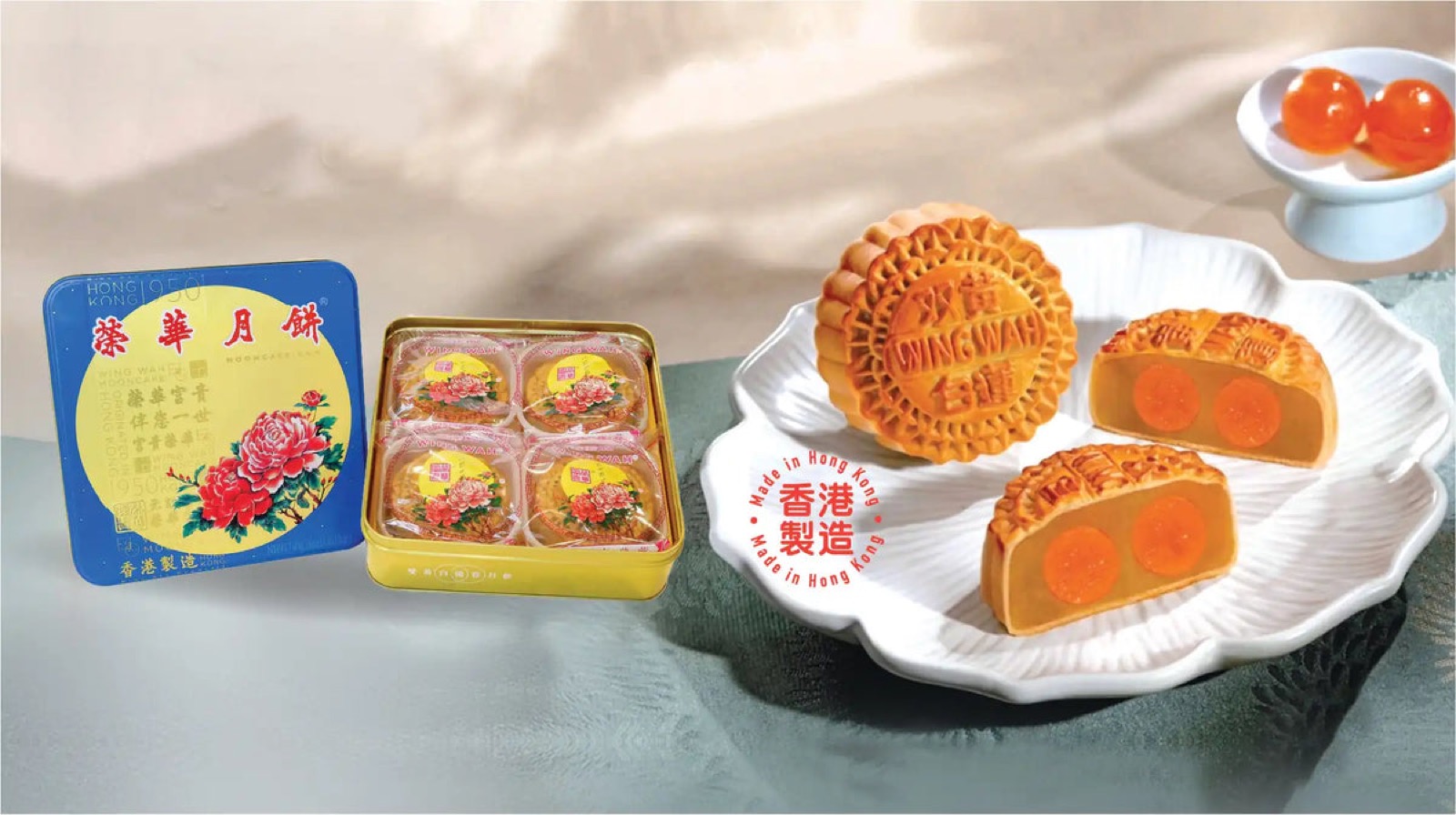 Wing Wah mooncakes sold at Yue Hwa Chinatown for Mid-Autumn 2026